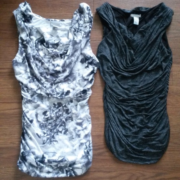 H&M Tops - 2 H&M sleeveless ruched tops